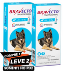Bravecto Transdermal para Cães de 20 a 40 Kg - 1000 mg - 2 Unidades