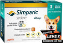 Antipulgas Simparic 40 Mg Para Cães 10,1 A 20 Kg - 3 Comprimidos