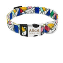 Coleira Personalizada Nylon Modelo Soft