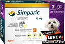 Simparic 10mg para cães de 2,6 a 5kg com 3 Comprimidos