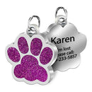 Pingente Personalizado de Pata para Cão