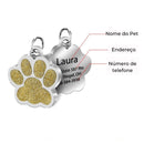 Pingente Personalizado de Pata para Cão