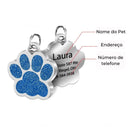 Pingente Personalizado de Pata para Cão